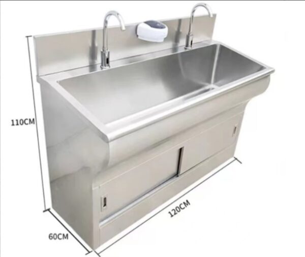 304 Stainless Steel Automatic Sensor or Pedal Operated Hand Wash Basin