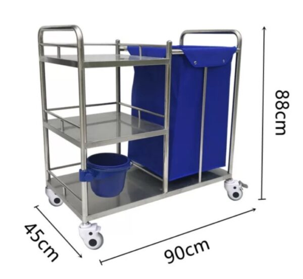 Laundry trolley, 201 stainless steel,