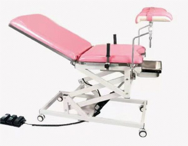 Three-function electric gynecological examination bed