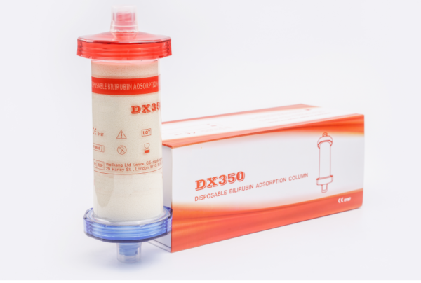 Disposable bilirubin adsorption column
