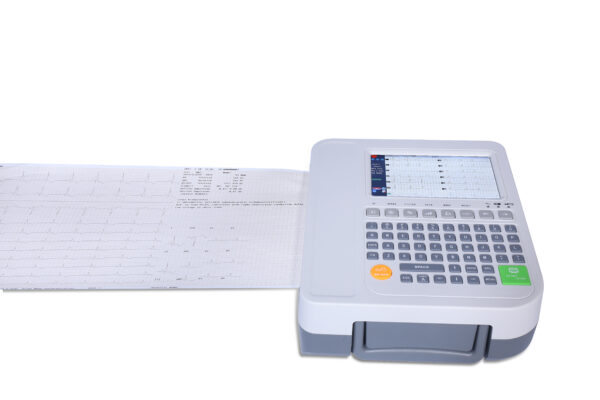 12 channels 12 leads color TFT LCD Screen ECG EKG machine